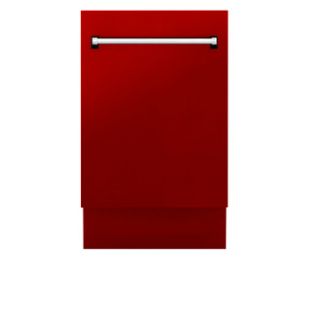 ZLINE DWV-RG-18 18" Tall Tub Style Dishwasher in Gloss Red