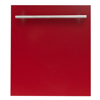 ZLINE DW-RG-H-24 24" Top Control Dishwasher in Red Gloss