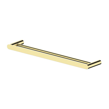 ZLINE CBY-TRD-PG Crystal Bay Double Towel Rail in Polish Gold