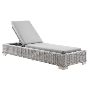 Modway EEI-4843 Conway Outdoor Patio Wicker Rattan Chaise Lounge