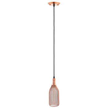 Modway Glimmer Bottle-Shaped Rose Gold Pendant Light EEI-2900