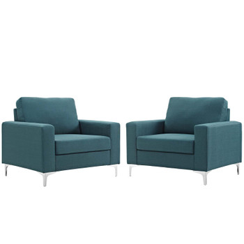 Modway Allure 2 Piece Armchair Set EEI-2986-BLU-SET Blue