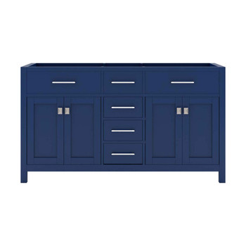 Virtu USA MD-2060-CAB-FB Caroline 60" Cabinet Only in French Blue