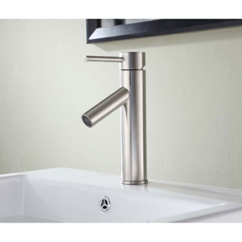 ANZZI Valle Single Hole Single Handle Bathroom Faucet In Brushed Nickel - L-AZ110BN