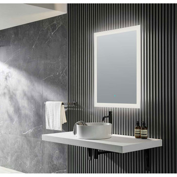 ANZZI Olympus 36" x 24" Frameless Led Bathroom Mirror - BA-LMDFX003AL