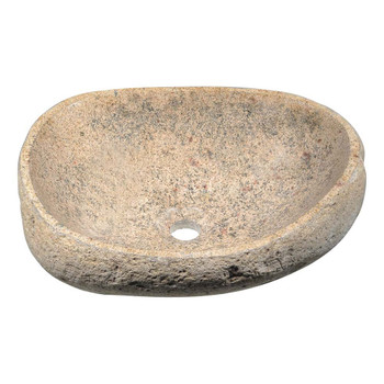 ANZZI Leopards Crest Vessel Sink In Yellow River Stone - LS-AZ159