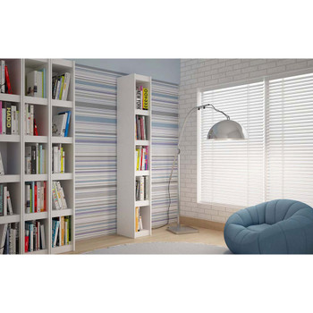 Manhattan Comfort 30AMC6 Parana Bookcase 1.0 with 5 shelves in White