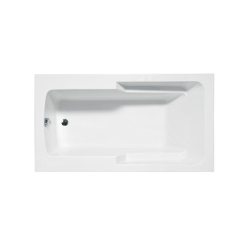 Malibu Coronado ADA Rectangle Massaging Air Jet Bathtub, 60-Inch by 30-Inch by 18-Inch