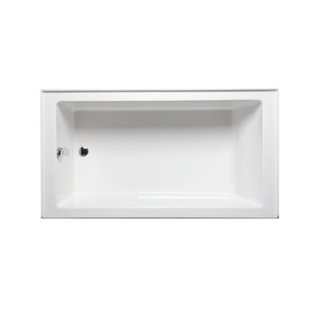 Malibu Driftwood ADA RH Rectangle Massaging Air Jet Bathtub, 60-Inch by 30-Inch by 18-Inch