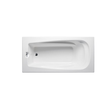 Malibu Fairfield Rectangle Combination Whirlpool and Massaging Air Jet Bathtub, 60-Inch by 32-Inch by 22-Inch
