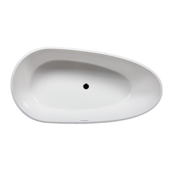 Malibu Ipanema Oval Soaking Bathtub, 67-Inch by 33-Inch by 21-Inch