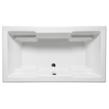 Malibu Laguna Rectangle Soaking Bathtub, 60-Inch by 36-Inch by 22-Inch