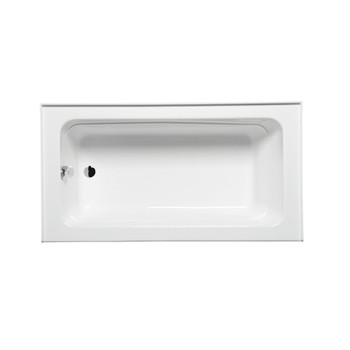 Malibu La Jolla RH Rectangle Whirlpool Bathtub, 60-Inch by 30-Inch by 20-Inch