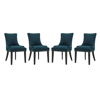 Modway Marquis Dining Chair Fabric Set of 4 EEI-3497-AZU Azure