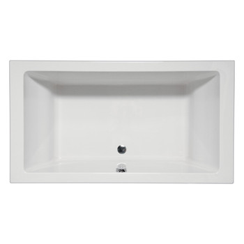 Malibu Naples Rectangle Massaging Air Jet Bathtub, 66-Inch by 32-Inch by 22-Inch