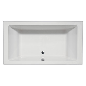 Malibu Naples Rectangle Combination Whirlpool and Massaging Air Jet Bathtub, 66-Inch by 42-Inch by 22-Inch