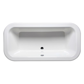 Malibu Pebble Rectangle Combination Whirlpool and Massaging Air Jet Bathtub, 72-Inch by 36-Inch by 22-Inch