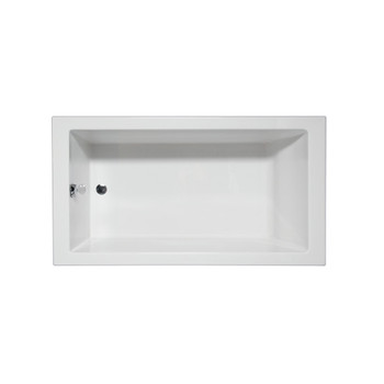 Malibu Venice Rectangle Combination Whirlpool and Massaging Air Jet Bathtub, 60-Inch by 30-Inch by 22-Inch
