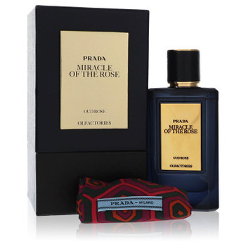 Prada Olfactories Miracle Of The Rose  by Prada Eau De Parfum Spray with Free Gift Pouch 3.4 oz for Men
