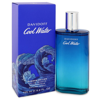 Cool Water Summer Edition by Davidoff Eau De Toilette Spray (2019) 4.2 oz for Men