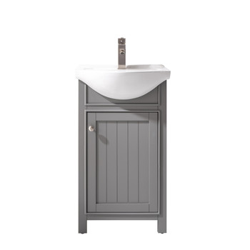 Design Element Marian 20" Single Sink Vanity In Gray