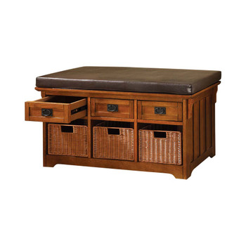 Furniture of America IDF-BN6305 Lucia Transitional Storage Bench