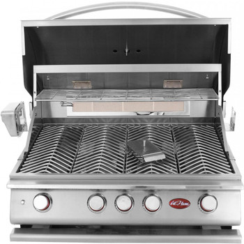 CalFlame BBQ19P04 BBQ Propane Gas Grills 4 BURNER with Lights, Rotisserie & Back Burner - LP