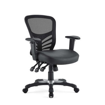 Modway Articulate Vinyl Office Chair EEI-755-BLK