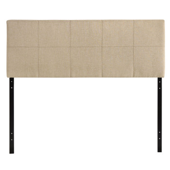 Modway Oliver Queen Upholstered Fabric Headboard MOD-5042-BEI Beige