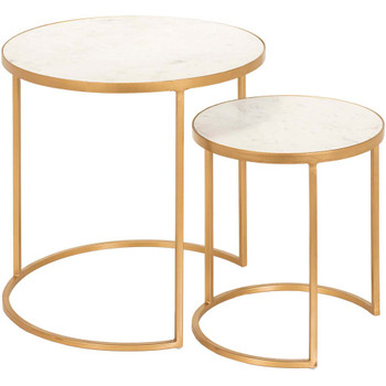 Surya Hearthstone Nesting Table Set HTS007-SET