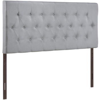 Modway Clique King Upholstered Fabric Headboard MOD-5203-GRY Sky Gray