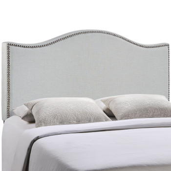 Modway Curl Full Nailhead Upholstered Headboard MOD-5208-GRY Sky Gray