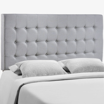 Modway Tinble Queen Upholstered Fabric Headboard MOD-5210-GRY Sky Gray