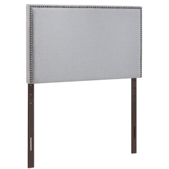 Modway Region Nailhead Twin Upholstered Headboard MOD-5218-GRY Sky Gray