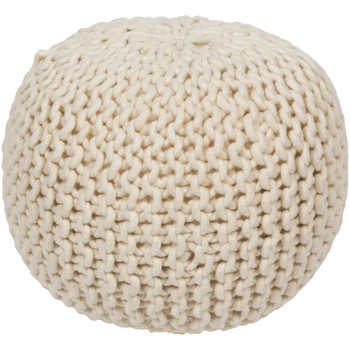 Surya DeSoto POUF-78 14"H x 18"W x 18"D Pouf