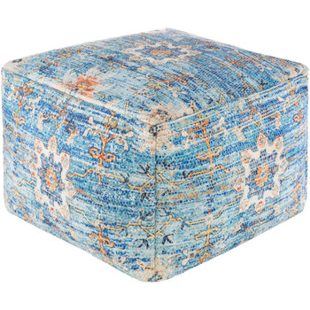 Surya Devonshire DSPF-001 14"H x 20"W x 20"D Pouf