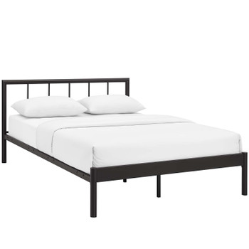 Modway Gwen Queen Metal Bed Frame MOD-5545-BRN-SET Brown