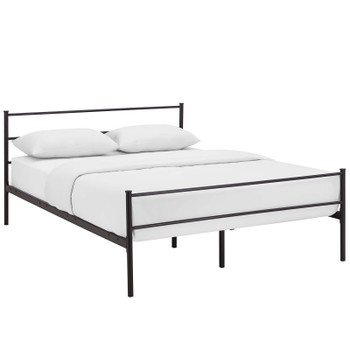 Modway Alina Full Platform Bed Frame MOD-5552-BRN-SET Brown