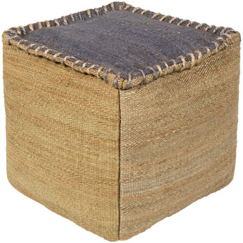 Surya Tonga POUF-247 18"H x 18"W x 18"D Pouf