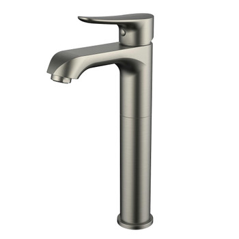 Daweier Single-lever Tall Lavatory Faucet, Brushed Nickel EB1456213BN