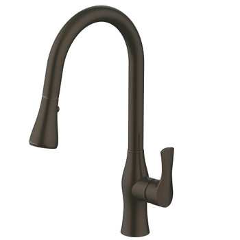 Daweier Single-lever Pull-out Kitchen Faucet, Oil Rubbed Bronze EK788001ORB