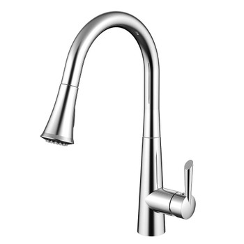 Daweier Single-lever Pull-out Kitchen Faucet, Chrome EK7890221C