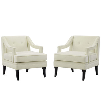 Modway EEI-4026 Concur Living Room Set Performance Velvet Set of 2