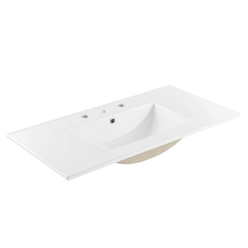 Modway EEI-4203-WHI Cayman 36" Bathroom Sink - White