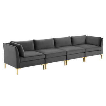 Modway EEI-4274 Ardent 4-Seater Performance Velvet Sofa