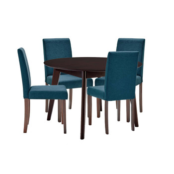 Modway EEI-4290-CAP Prosper 5 Piece Upholstered Fabric Dining Set