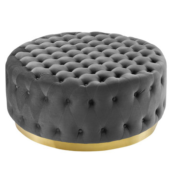 Modway EEI-4326 Ensconce Tufted Performance Velvet Round Ottoman