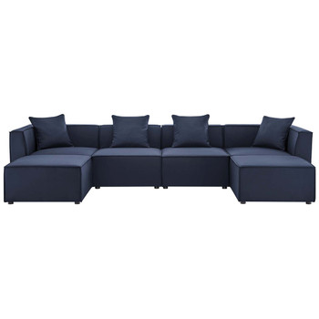 Modway EEI-4383 Saybrook Outdoor Patio Upholstered 6-Piece Sectional Sofa