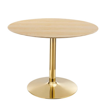 Modway EEI-4754-GLD-NAT Verne 40" Dining Table - Gold/Natural