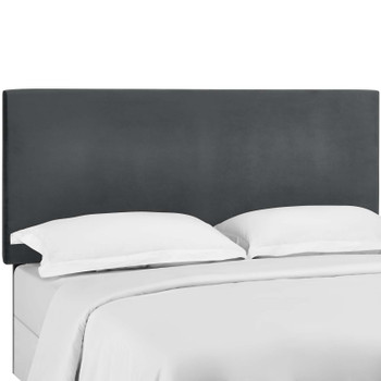 Modway Taylor King and California King Upholstered Performance Velvet Headboard MOD-5884-GRY Gray